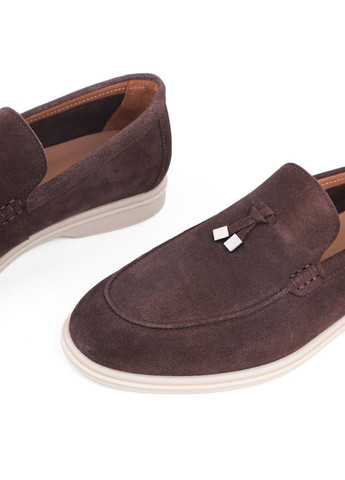 Коричневые мужские туфли w209012n57-1 коричневый замша Miguel Miratez