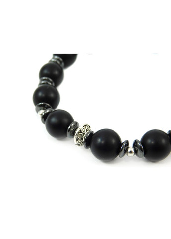 Браслет Шунгіт, Гематит 19 Fursa fashion (322313323)