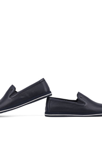 Синие мужские туфли 651b-6-a18 ss25 синяя кожа Miguel Miratez