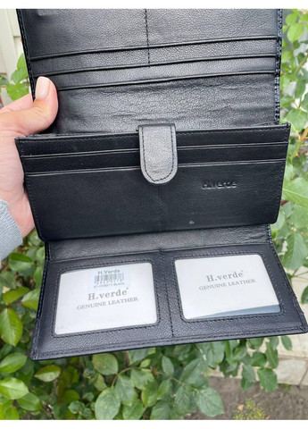 Кожаный женский кошелек со слотами для карточек зеленый Balisa (369723540)