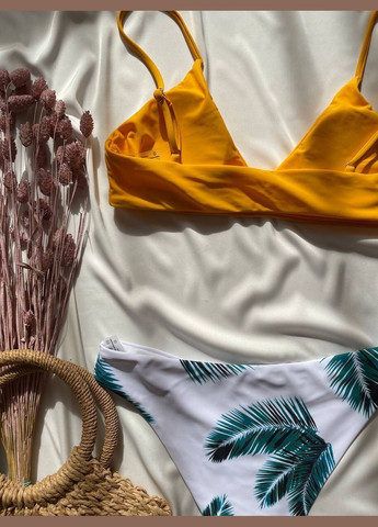 Жовтий купальник роздільний Domino