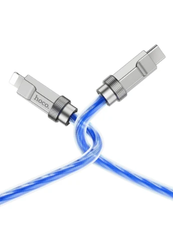 Кабель U113 Solid PD silicone charging data cable iP Blue Hoco (301090489)