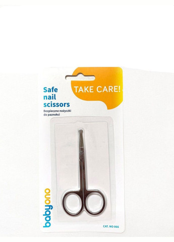 Косметичні безпечні ножниці з заокгругленим кінцем BabyOno (287340081)