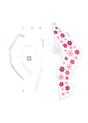 Кресло для куклы/игрушки на велосипед CR-A-1 белое с цветами (G0001710) Crossride (370785666)