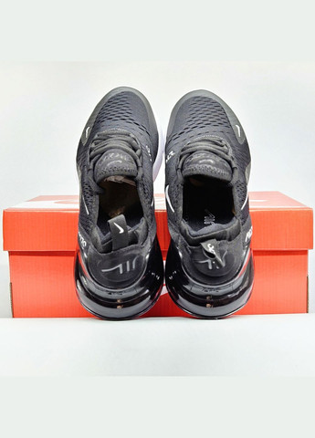 Кросівки жіночі і чоловічі Nike Air Max 270 black white | Найк Аір Макс 270 чорні білі No Brand чорно-білі демісезони (307288644)