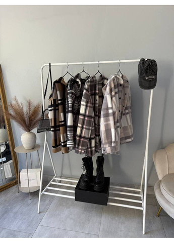 Черно-белая рубашка No Brand