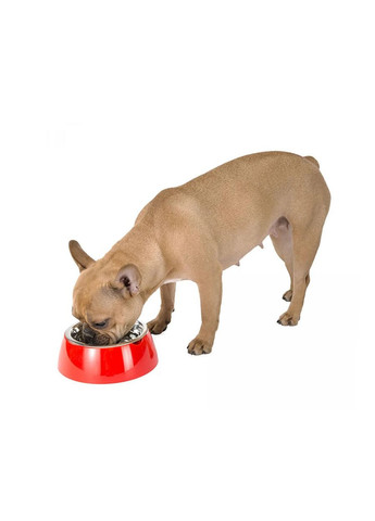 Миска для собак та котів Jolie Small металева червона Ø 17.1x5.5 см 500 мл 70982022 Ferplast (269696020)