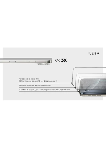 Защитное стекло DeLuxe Original Glass 2.0 для Apple iPhone Air (ILFCDL17Air) [144436] iLera (399663981)