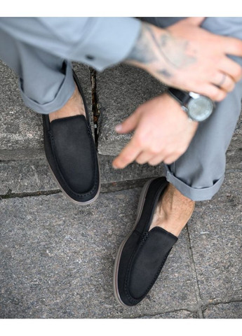 Стильні чоловічі лофери сірі весна/осінь No Brand (362045744)