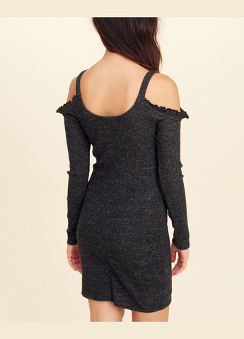 Серый зимний платье женское - платье 10139 hc3253w Hollister