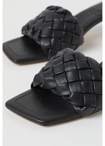 Черные женские босоножки на каблуке н&м (80007) 39 черные H&M