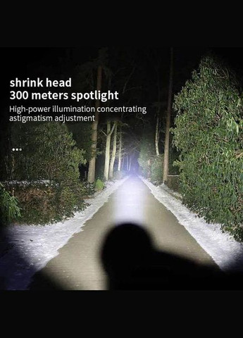 Суперяркий мини фонарь, со встроенным аккумулятором ОЕМ Bailong (305860736)