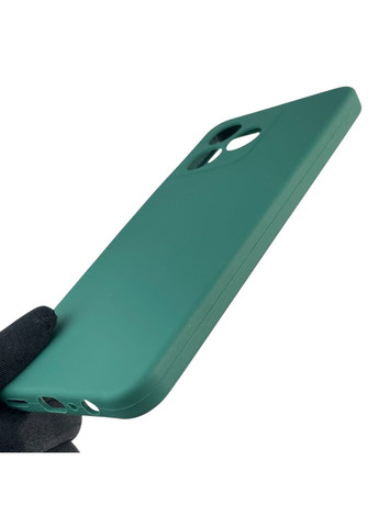 Чохол для Note 50 силіконовий з мікрофіброю нековзний на реалмі нот 50 зелений Realme (366388421)