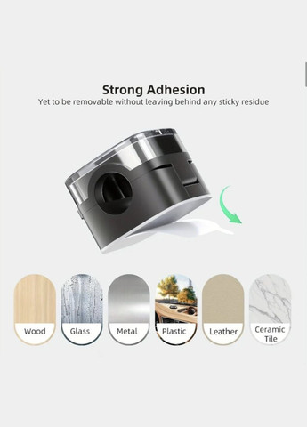 Фіксатор кабелю магнітний органайзер кліпса тримач для дроту самоклеючий 3 шт Чорний Velcro (340276161)