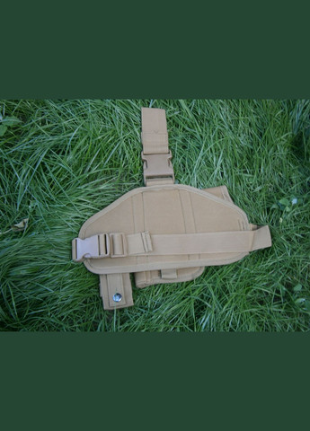 Кобура с платформой бедренная под правую руку Combat Coyote койот No Brand (302391917)