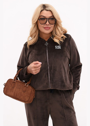 Жіночий велюровий спортивний костюм кофта на блискавці No Brand (322211252)