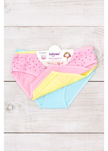 Комплект трусиков для девочки (3шт.) с принтом (p-18108) Носи своє (368850417)