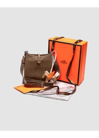 Сумка Hermes Evelyne 18 Beige Ермес (377509744)