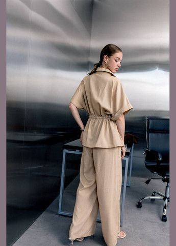 Жіночий лляний костюм вільного крою Avanti (342065862)