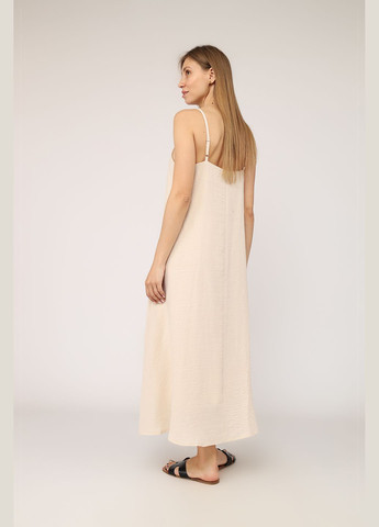 Летний женский сарафан женский цвет бежевый цб-00276504 Reyon