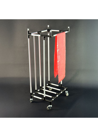 Держатель-стойка пакетов для мусора Treho 240SWS на колесах. Под стандартный пакет 120-240 литров Metaplant (362712254)