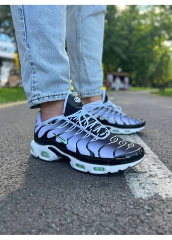 КРОССОВКИ ЖЕНСКИЕ NIKE AIR MAX PLUS TN BLACK GREY НАЙК АИР МАКС ТН ПЛЮС No Brand серые демисезоны (368867961)