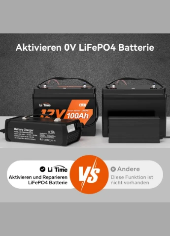 Зарядний пристрій для LiFePo4 акумуляторів 40A 14,6V LiTime (340072988)