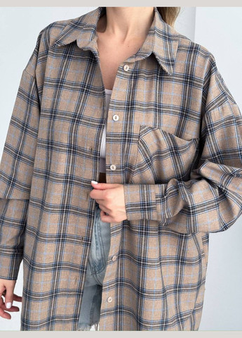 Темно-бежевая рубашка Osoblyva