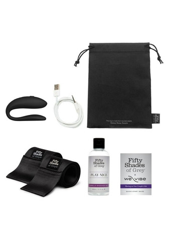 Набор с парным вибратором Sync Lite We-Vibe и Moving As One от, Fifty Shades of Grey (338423430)
