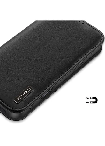 Чехол-книга Hivo для Apple iPhone 17 (6.3") Black Dux Ducis (366833028)