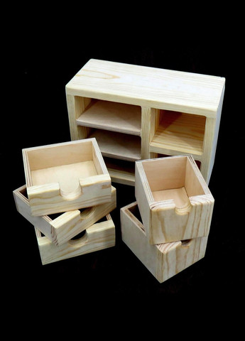 Настольный органайзер из дерева Рендерс бланже (КНЦ-005201) No Brand (328225882)