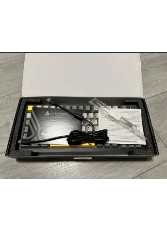 Механічна клавіатура AK820 Pro 75% з TFT-екраном та Hot-Swap Сіра Ajazz (391101100)