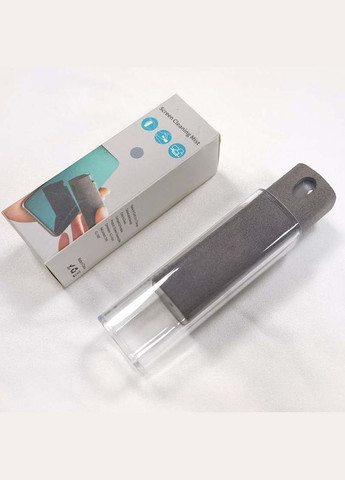 Набор 2 в 1 спрей 10мл + микрофибра / для очистки экрана телефона, планшета, ноутбука / Серый No Brand (322566877)