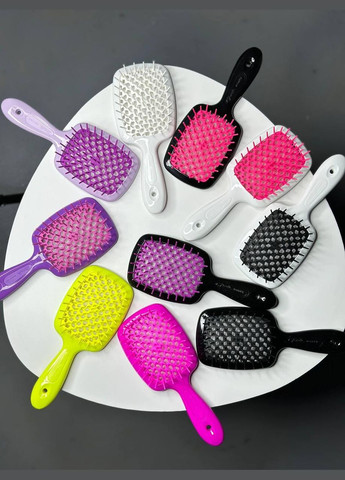 Щітка для волосся Superbrush SMALL Білий-Рожевий Janeke (311666435)