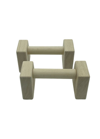 Паралетси, упори для віджимання дерев'яні Wood Gym Push Up NE-WD-20 з бука 20 см 2 шт Newt (317350858)