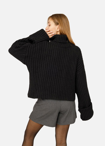 Черный зимний женский свитер цвет черный цб-00262486 Daisy