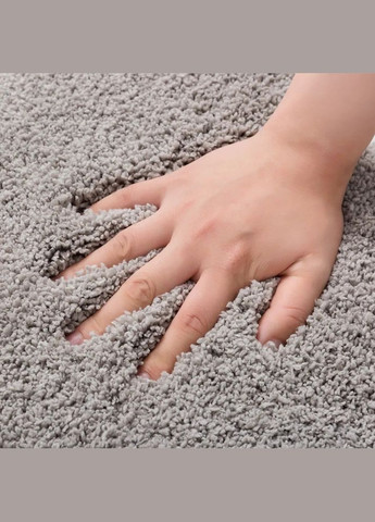 Коврик для ванной комнаты и душа коврик для ног в душевую, микрофибра, атиковзкий размер 40х60 см, серый No Brand (337342242)