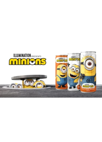 Безалкогольний газований напій з апельсином MINIONS FRUIT DRINK ORANGE 0,25L The Drinks (362694552)