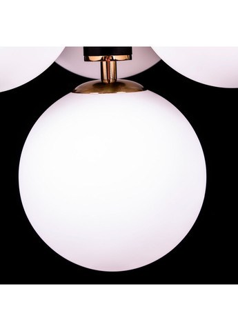 Люстра на 10 ламп 2894/10/BK+copper/white ball No Brand (352229873)