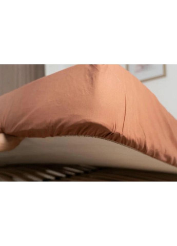Простынь-чехол на резинке евро Вдохновение 2-04019-26861 200х200 см карамельная ТЕП (327791935)