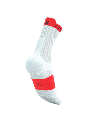 Білі шкарпетки pro racing socks v4.0 run high Compressport (367080929)