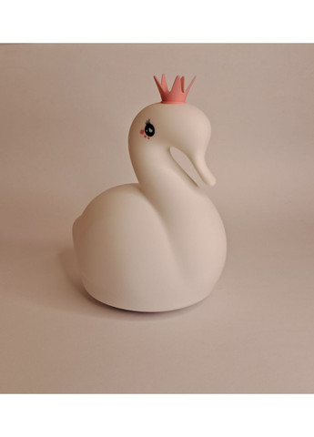 Детский аккумуляторный силиконовый ночник Лебедь El543-20 No Brand (306851993)