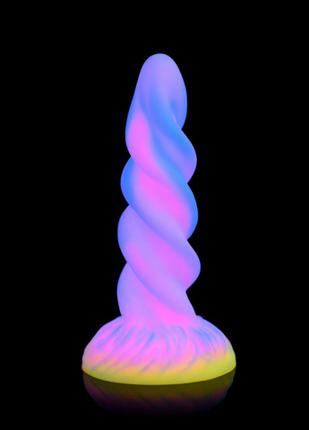 Фэнтезийный фаллоимитатор Glow-in-the-Dark Unicorn Dildo - CherryLove Creature Cocks (332209285)