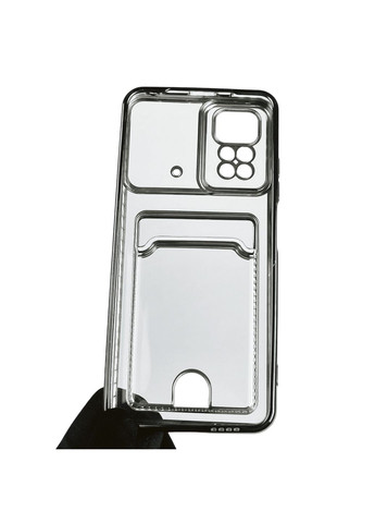 Чехол для Redmi Note 11 4G с чёрной окантовкой с карманом для карт на сяоми редми нот 11 чёрный Xiaomi (366019269)