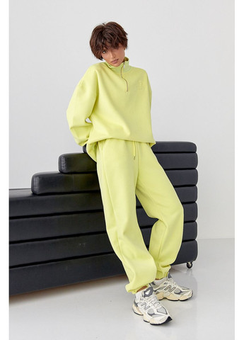 Утепленный спортивный костюм с джогерами и свитшотом Lurex Спортивный костюм (370381264)