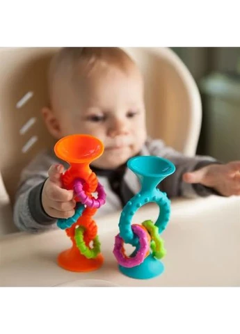 Прорізувач брязкальце Fat Brain Toys силіконовий 15х5 см No Brand (393590034)