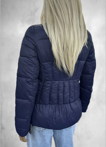 Синя демісезонна шикарна куртка відмінної якості No Brand