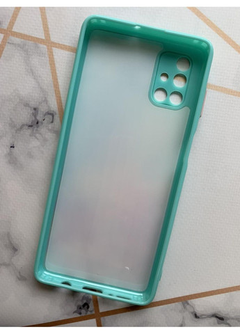 Чохол з принтом наSamsung Galaxy M51 Галактика Бірюзовий Creative (359495883)