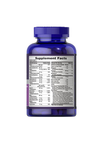 Ultra Woman Daily Multi із Цинком 90 капсул для жінок мультивітаміни підтримка здоров'я Puritans Pride (368988730)