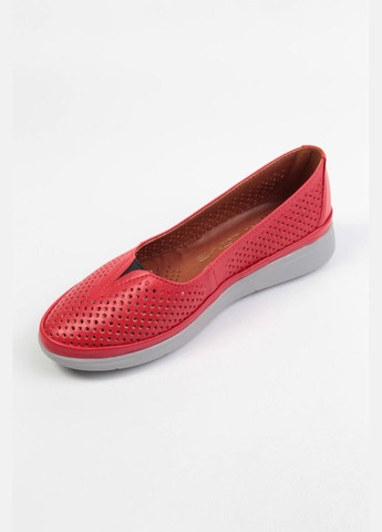 Женские балетки Benito | красные однотонные натуральная кожа (317356264)